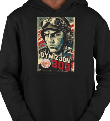 BLUZA DZIECIĘCA Z KAPTUREM Dywizjon 303